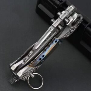 Miller Bros. T1 Heavy Folding Knife with Blue-Finish Handle