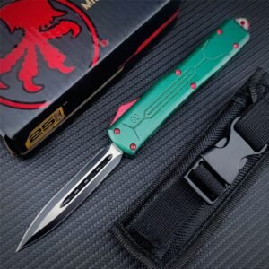 Zinc-handle Microtech Bounty Hunter OTF Knife