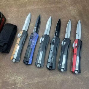 New Network Dot Zinc-handle Snake God OTF Knife