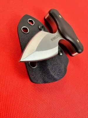 Winkler 3V Custom Black-Handle Push Dagger