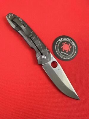 Spider C199 Folding Knife Titanium Handle