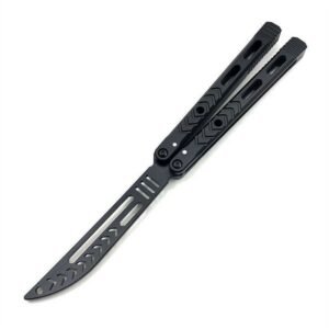 Variant practice butterfly 7075 aluminum uncut training knife