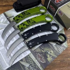 Micro-tech Eagle Claws Jump Straight Ahead Karambit Knife