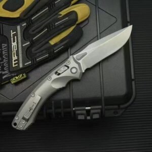 Microtech Amphibious Titanium Alloy Handle Folding Knife