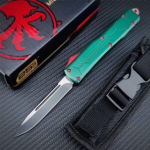 Zinc-handle Microtech Bounty Hunter OTF Knife