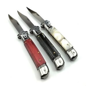 AKC 8-inch Flip Hand Guard Side-Opening Switchblade
