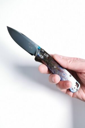 Butterfly 535 M390 Ultramirror Light DLC Blade Titanium Handle SF Express
