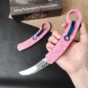 Microtech Red Raptor OTF Karambit Donut Edition