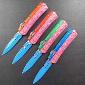 Zinc-handled Snake God Donut Is The Standard Size OTF Knife