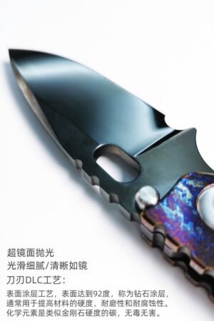Pioneer SMF DLC Blade M390 Titanium Alloy Handle SF Express