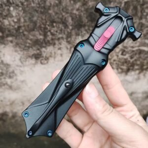 Mermaid Damascus OTF Knife