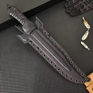 Rambo Ghost Mirror Lan Fixed Blade Knife