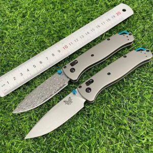 Butterfly 535 Titanium Alloy Damascus Folding Knife