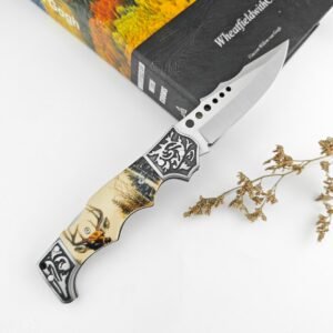 (F246) Sika Deer Fold Folding Knife