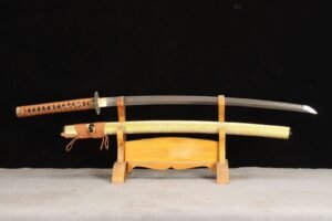 Ghost Handmade Golden Samurai Fixed Blade Knife