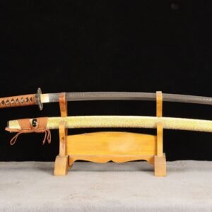 Ghost Handmade Golden Samurai Fixed Blade Knife