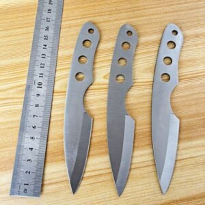 Lot de couteaux de lancer d'entraînement YF059 – 3 pièces, Satiné