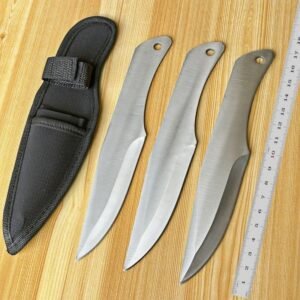 Lot de couteaux de lancer d'entraînement Thor Medium – 3 pièces