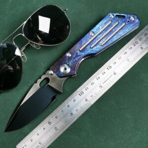 Pioneer SMF DLC Blade M390 Titanium Alloy Handle SF Express
