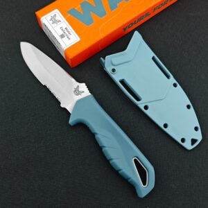 Butterfly 18040 Straight Half-teeth Fixed Blade Knife