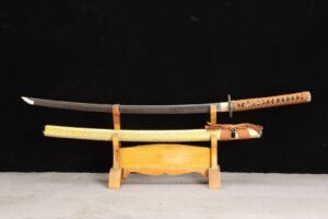 Ghost Handmade Golden Samurai Fixed Blade Knife