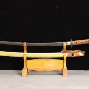 Ghost Handmade Golden Samurai Fixed Blade Knife