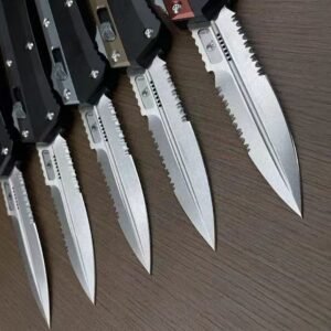 Microtech Snake God Double-Serrated OTF Knife