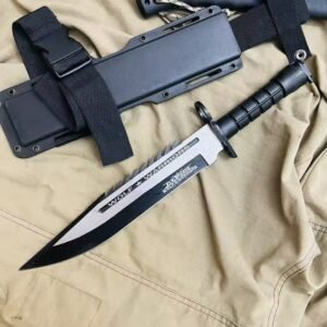 Tiger Tooth War Wolf Fixed Blade Knife