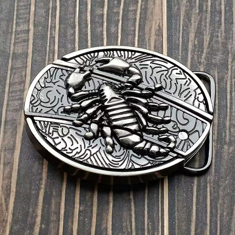 fb9f590f5db264fb09468e103318b89.png Scorpion knife buckle belt buckle knife