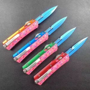 Zinc-handled Mini Snake God Donut OTF Knife