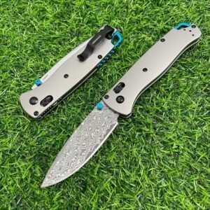 Butterfly 535 Titanium Alloy Damascus Folding Knife