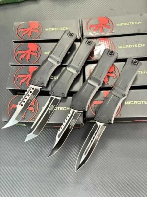 Microtech Big Dragon Gen 3 Black-Blade OTF Knife
