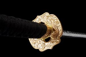 Ghost Handmade Hammered Black Samurai Fixed Blade Knife