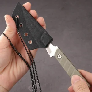 G10 Handle Neck Knife – Compact Fixed Blade Mini EDC Knife