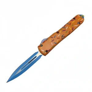 5.5" UTX70 Orange Series Dessert Warrior OTF Knife