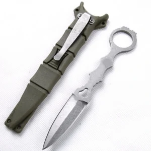 Compact Hunting Knife – Fixed Blade Survival EDC Knife with Sheath