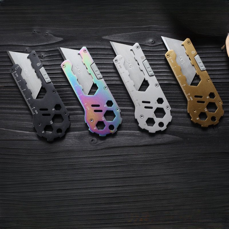主图-02-1-2.jpg Art Knife EDC Multi-Purpose Box Cutter Utility Knife