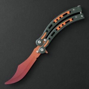 CSGO Butterfly Slaughter BALISONG Trainer Knife Upgraded