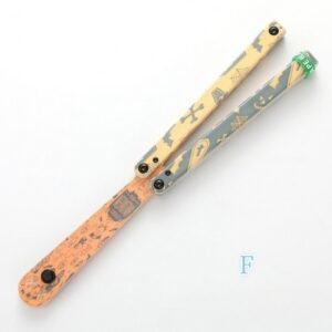 Butterfly Knife Flip Hand Knife Fancy Plastic Knife Training Folding Knife Squid Safe No Open Edge
