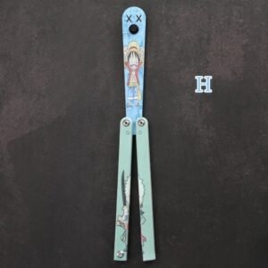 Butterfly Knife Flip Hand Knife Training Folding Knife Squid Safe No Open Edge