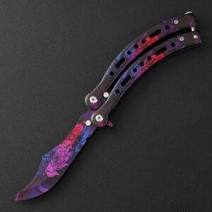 CSGO Butterfly Slaughter BALISONG Trainer Knife Upgraded