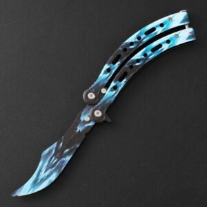 CSGO Butterfly Slaughter BALISONG Trainer Knife Upgraded