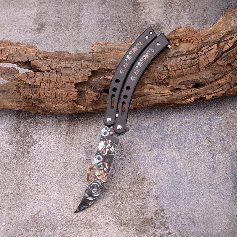 主图-18.jpg CSGO Balisong Butterfly Tactical Combat Trainer