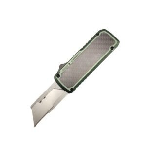 Carbon Fiber Handle Box Cutter --Green