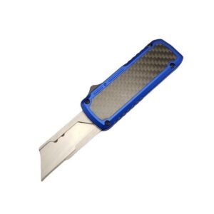 Carbon Fiber Handle Box Cutter --blue