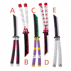 New butterfly knife blade folding knife balisong