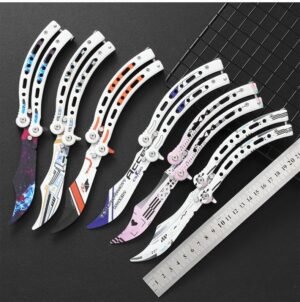 CSGO Butterfly Slaughter BALISONG Trainer Knife Upgraded